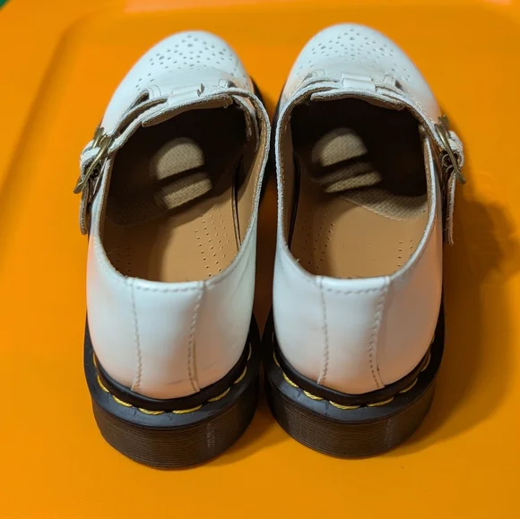 Dr. Martens  Mary Jane , White Kids Dress Shoes - Picture 4 of 6